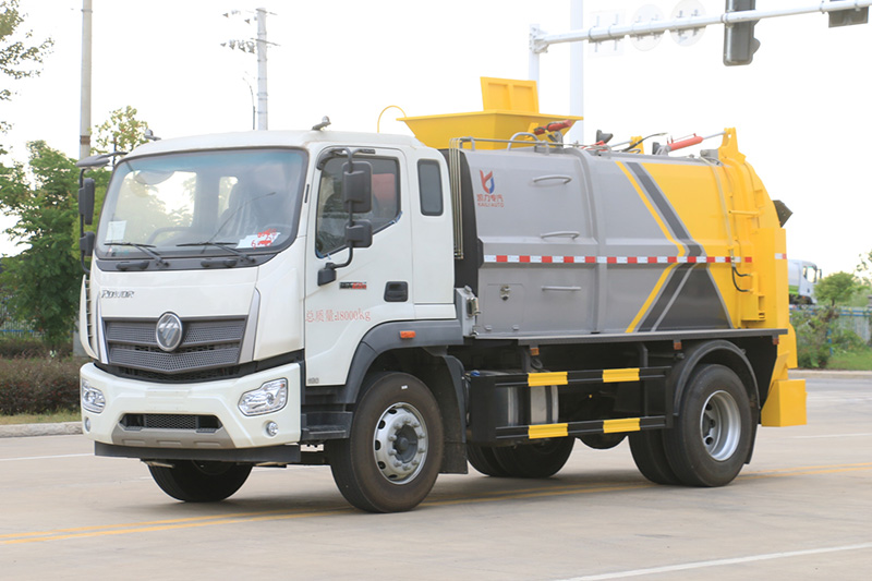 福田ES7 餐廚垃圾車 9方-方罐